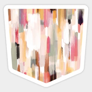 Pocket - COLOR BRUSHSTROKES AUTUMN SHADES Sticker